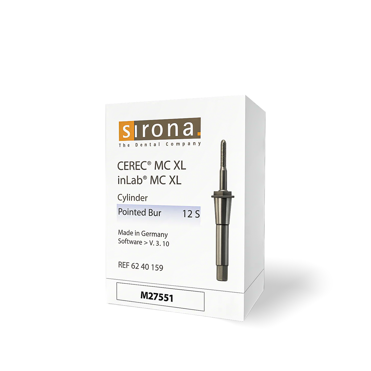 Broca Cylinder Pointed 12s - Sirona