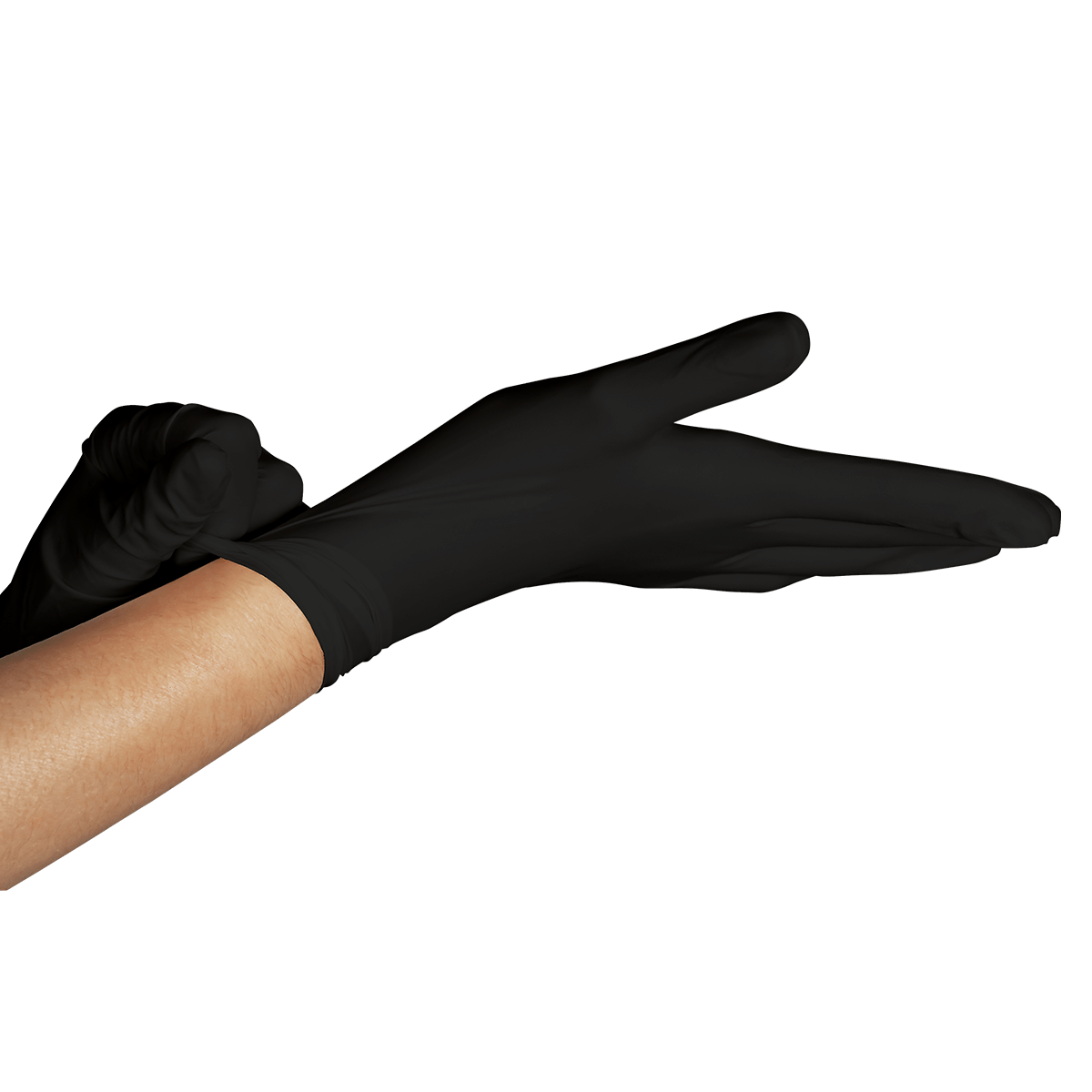 Luva de Procedimento de Nitrilo Preta - Unigloves